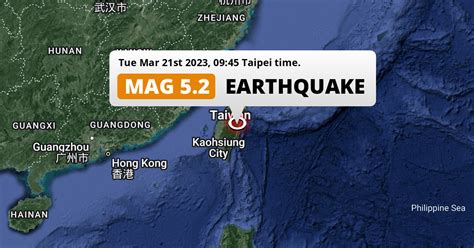 taiwan earthquake magnitude